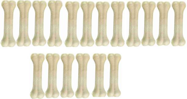 Slatters Be Royal Store Pet treat & Digestible Calcium Bone 4 inch Pack of 18 Chicken Dog & Cat Chew