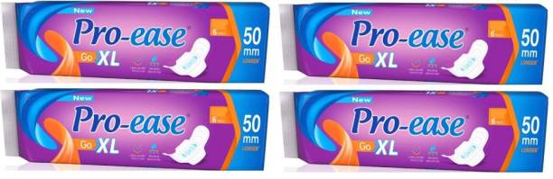 Pro-ease Go XL (6+6+6+6 Counts) Sanitary Pad