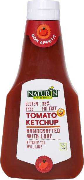 Naturin Tomato Ketchup | 100% Vegetarian | Tangy Tomato Sauce, for Every Snack Ketchup