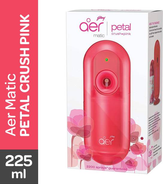 Godrej Aer Matic Room Freshener - Petal Crush Pink Automatic Spray