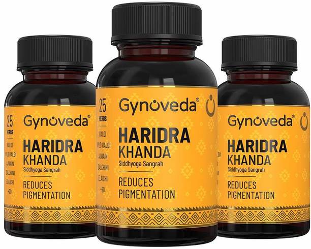 Gynoveda Haridra Khanda Anti Pigmentation Ayurvedic Tablets, 720 | Remove Tan, Dark Spots
