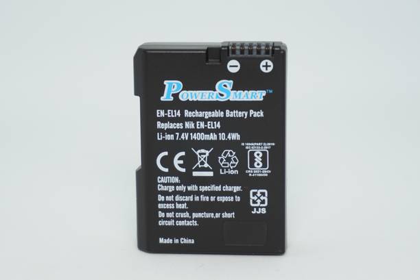 Power Smart EN-EL14 Rechargeable  Pack Compatible with Nikon Camera D5600, Camera  Battery