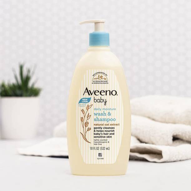 Aveeno Baby Wash & Shampoo (532 ml)