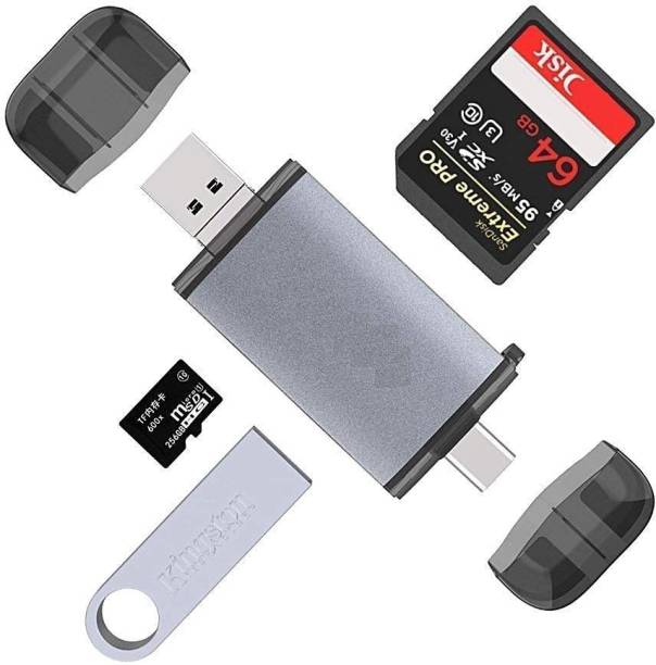 spincart USB 3.0 All in 1 OTG SD/Micro SD Card Read Type c Mobile Phone Card Reader