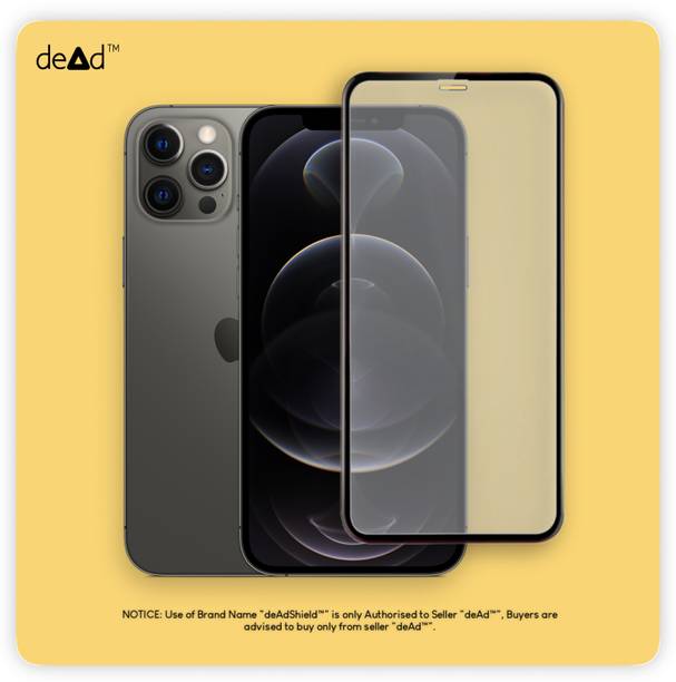 deAdShield Edge To Edge Tempered Glass for APPLE iPhone 12 Pro Max
