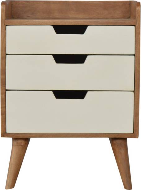 APRODZ Sheesham Wood Side Table For Bed Room / Living Room| Drawer Storage Solid Wood Bedside Table