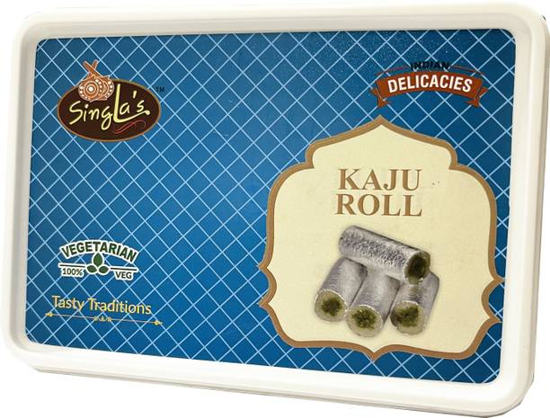 Singla Sweets Kaju Roll 200g Delicious Sweet Indian Mithai Box