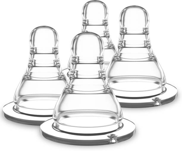 LuvLap Anti-Colic Essential Teat/Nipple for Slim/Regular Neck Bottle, 9m+ Variable Flow Nipple