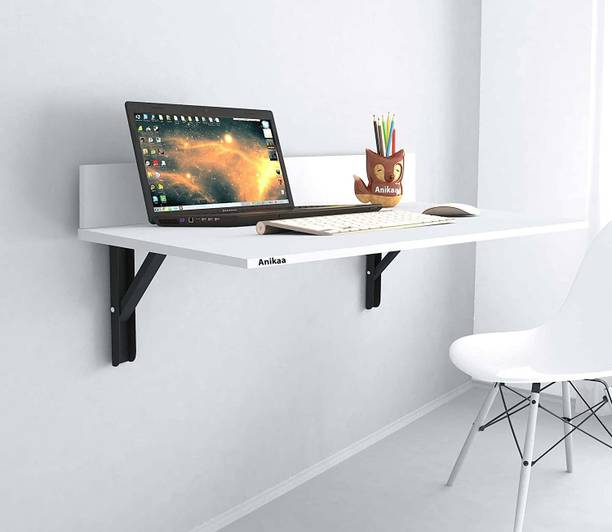 ANIKAA Alca Wall Study Table / Laptop Table Engineered Wood Study Table