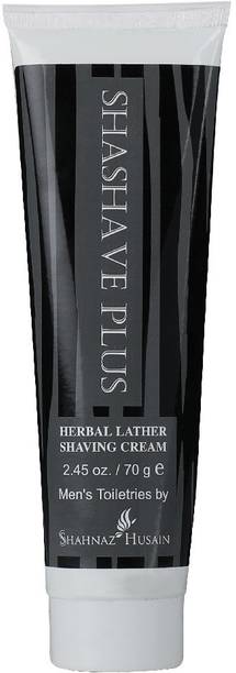 Shahnaz Husain Shashave Plus - Herbal Lather Shaving Cream - 70 Gm