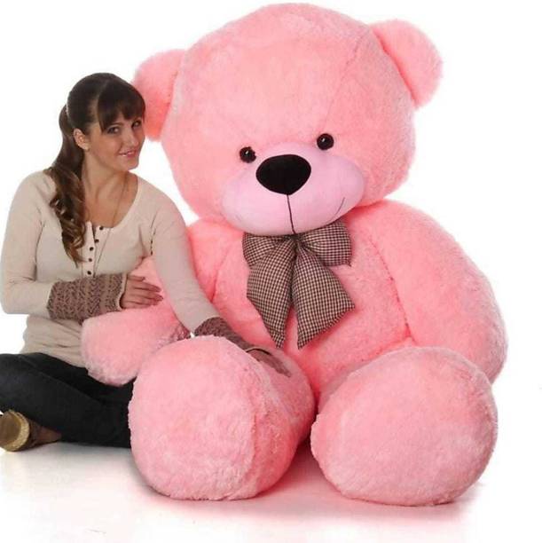 RSS SOFT TOYS 3 feet soft pink teddy bear with huggable and beautiful  - 90 cm