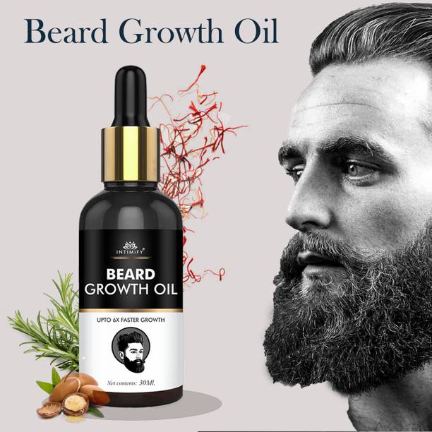 INTIMIFY Beard Growth Oil for Men Non-Sticky Light Beard Oil Grow Thick and Fuller Oil Hair Oil