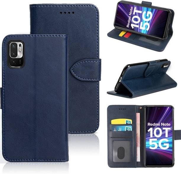 Juberous Flip Cover for Mi Redmi Note 10T 5G, Redmi Note 10T, Poco M3 Pro 5G