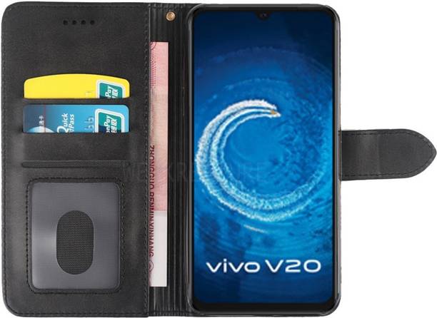 Juberous Flip Cover for Vivo V20
