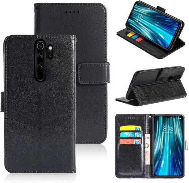 Juberous Flip Cover for Mi Redmi Note 8 Pro