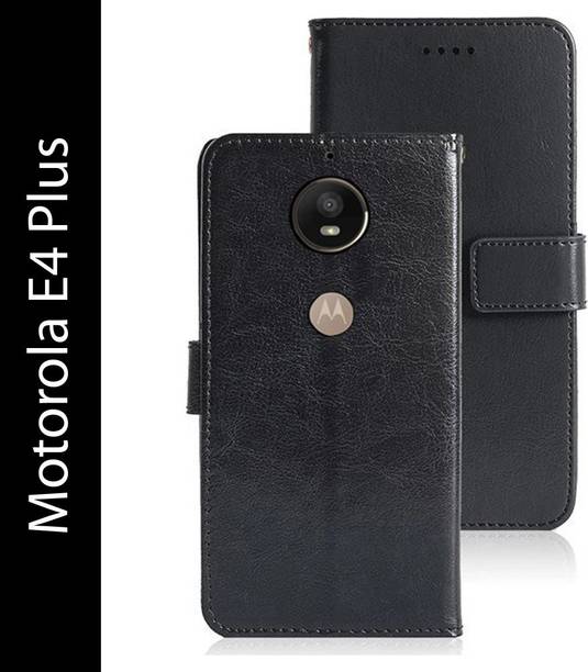 Juberous Flip Cover for Motorola Moto E4 Plus