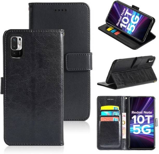Juberous Flip Cover for Mi Redmi Note 10T 5G, Redmi Note 10T, Poco M3 Pro 5G