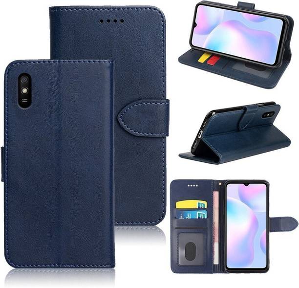 Juberous Flip Cover for Mi Redmi 9A, Mi Redmi 9A Sport, Mi Redmi 9i, Mi Redmi 9i Sport