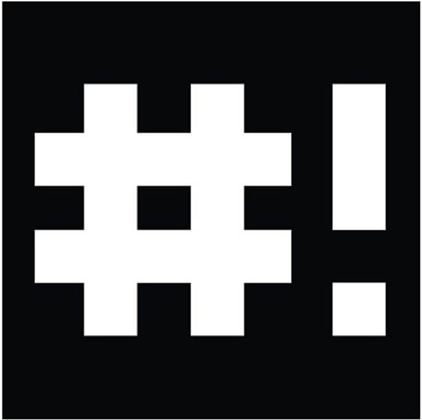 Signoogle Hashtag #! Laptop Stickers for Developers Programmers Laptop Sticker Vinyl Laptop Decal 15