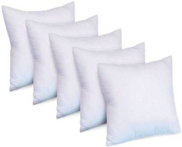 THE COSMO Luxury Cushion Set of 5 Microfibre Solid Cushion Pack of 5