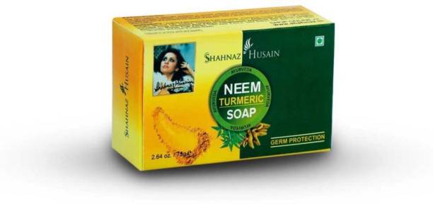 Shahnaz Husain Ayurvedic Neem Turmeric Soap | Germ Protection |