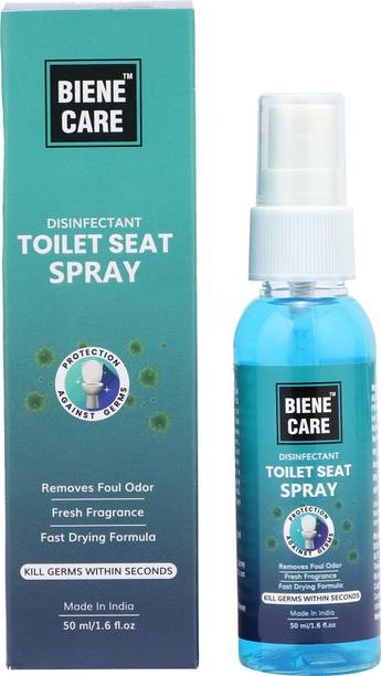BIENE CARE TOILET SEAT SPRAY Protection Against Germs and Bacteria,Travel friendly, Aquamarine Spray Toilet Cleaner