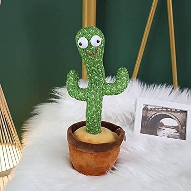 The Store Funny Dancing Cactus Baby Talking Toy, Wriggle Musical Singing Cactus Plush Toy