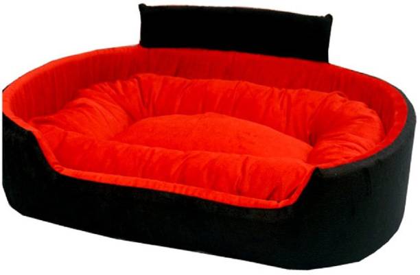 Expecting Smile Luxurious Deluxe Soft,Anti-Skid Bottom(Reversible)Velvet Beds For Dog And Cat M Pet Bed
