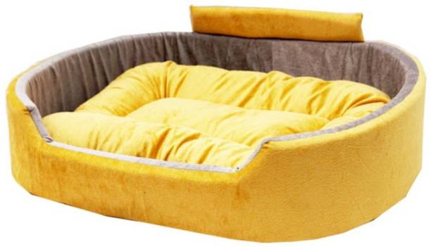 Expecting Smile Luxurious Deluxe Soft,Anti-Skid Bottom(Reversible)Velvet Beds For Dog And Cat S Pet Bed