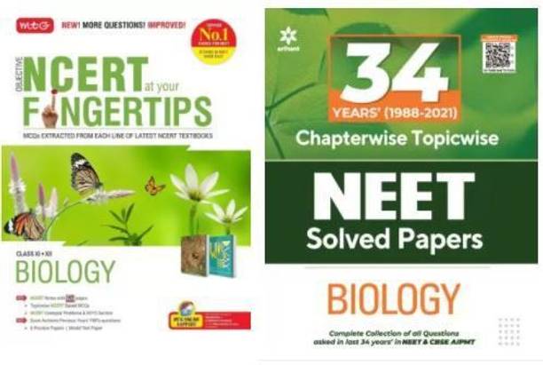Objective NCERT At Your FINGERTIPS For NEET-AIIMS - Biology With 34 Years Chapterwise Solutions NEET Biology 2022 (Paperback, Arihant Experts, MTG)