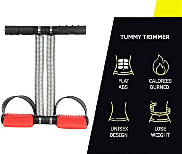 Khargadham Double Spring Tummy Trimmer For Men & Women, Abs Exerciser For Home & Gym Use. Ab Exerciser