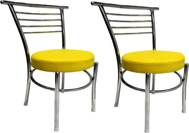 RATISON Leatherette steel Dining Chair Leatherette Dining Chair