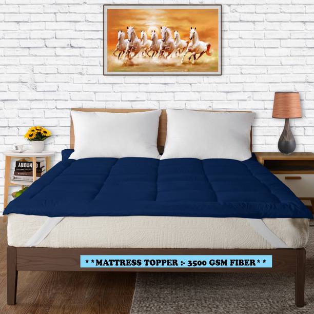 Riyans group Mattress Topper Single Size Breathable, Stretchable, Waterproof Mattress Cover