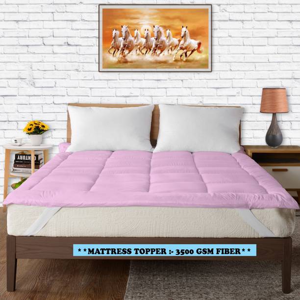 rakhi home décor Mattress Topper Double Size Breathable, Stretchable, Waterproof Mattress Cover