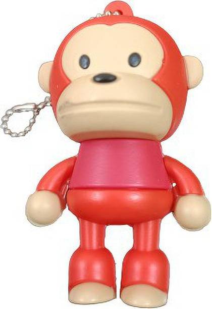 PANKREETI PDT288 Monkey Cartoon Designer 32 GB Pen Drive Compatible with Netbook, Gaming Console, Desktop Computer, Television, Laptop USB 2.0 Rubber Case
