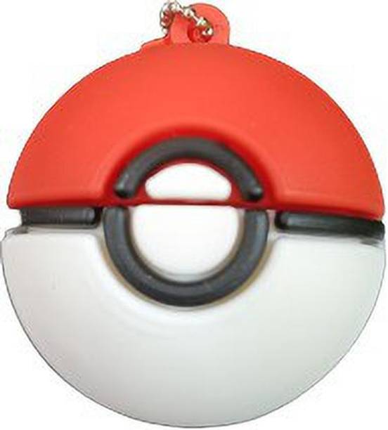 PANKREETI PDT411 Poke Ball Cartoon Designer 32 GB Pen Drive Compatible with Netbook, Gaming Console, Desktop Computer, Television, Laptop USB 2.0 Rubber Case