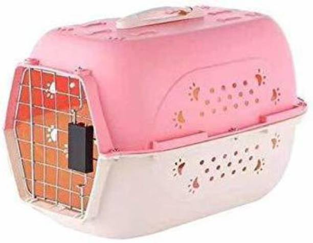 PSK PET MART Pet Carrier Travel Kennel Cage Crate Carrier Box for Cat and Puppy(18nch) Multicolor Backpack Pet Carrier