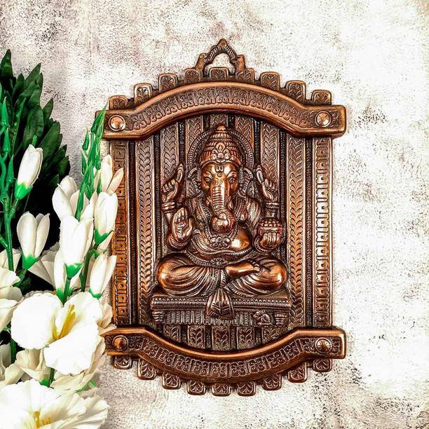 Apkamart Ganeshji Wall Hanging 13 Inch Decorative Showpiece  -  34 cm