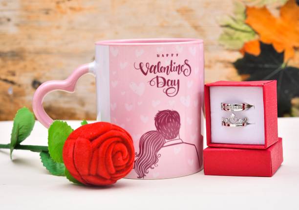 THE CLICK INDIA Mug, Artificial Flower, Jewellery, Comb Gift Set