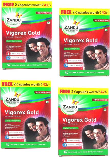 ZANDU Vigorex Gold Ayurvedic revitalizer with eight powerful Ayurvedic Herbs
