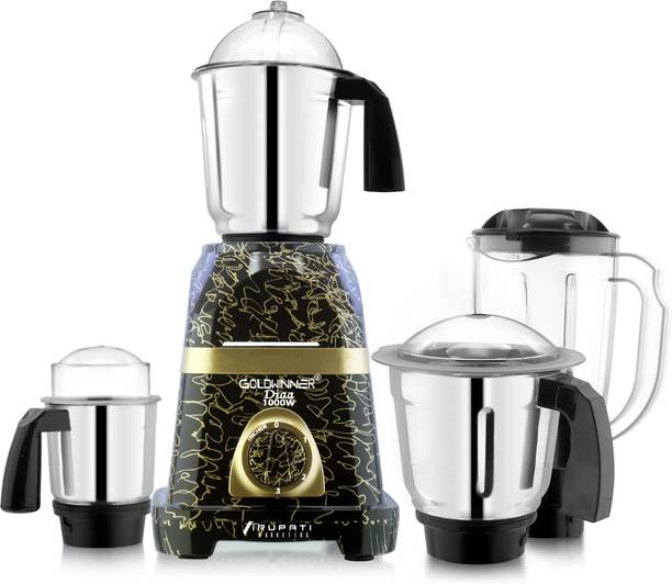 Goldwinner GLD DIAA 1000W 4J GOLD BLK 1000 W Mixer Grinder