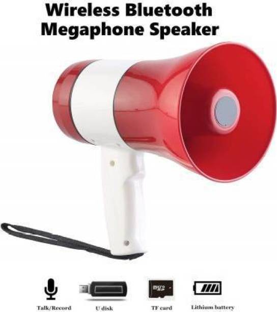 REALON REALON Bluetooth Handheld Megaphone Speaker With Recorder, USB (50 W) mg01 Outdoor PA System