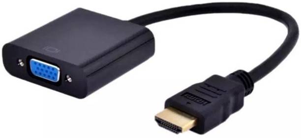 PremiumAV  TV-out Cable Active HDMI To VGA Adapter with Micro-USB Power USB Adapter (Black)