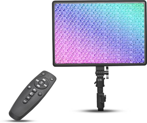 DIGITEK Professional LED Video Light with Bi-Color & RGB Effects and Remote D556 RGB 3600 lx Camera LED Light
