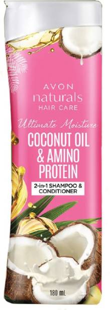 AVON Naturals Coconut Oil & Amino Protein 2-in-1 Shampoo & Conditioner