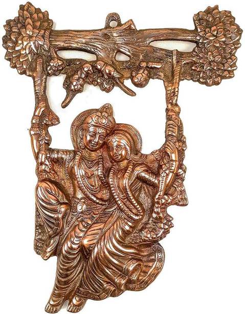 Apkamart Radha Krishna Wall Hanging 15 Inch Decorative Showpiece  -  37 cm