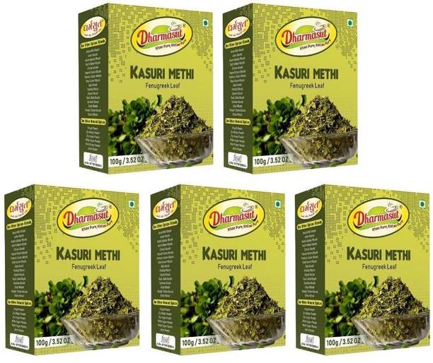 Dharmasut Dried Kasuri Methi Leaves | Fenugreek Leaves 500g