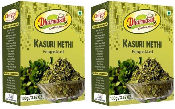Dharmasut Premium Quality Kasuri Methi | Dry Fenugreek Leaves 200g
