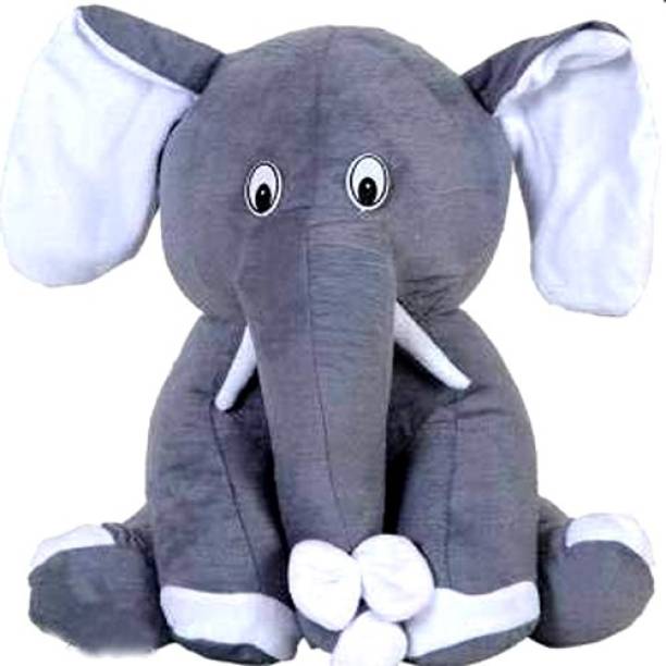 Mayur Collection Elephant Soft Toy 25 cm- Grey