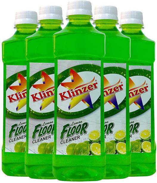 Klinzer Surface & Floor Cleaner Liquid | Lemon | 500 ML x 5